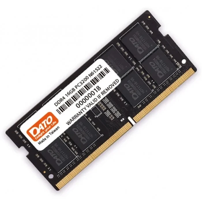 Память SO-DIMM, DDR4, 16Gb, 3200MHz, DATO, 1.2V, CL22 (DT16G4DSDND32)