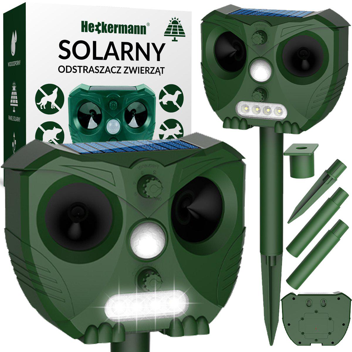 Отпугиватель животных и грызунов Heckermann 536 ультразвуковой/солнечная панель (43287) - фото 10 Отпугиватель животных и грызунов Heckermann 536 ультразвуковой/солнечная панель (43287) - фото 10