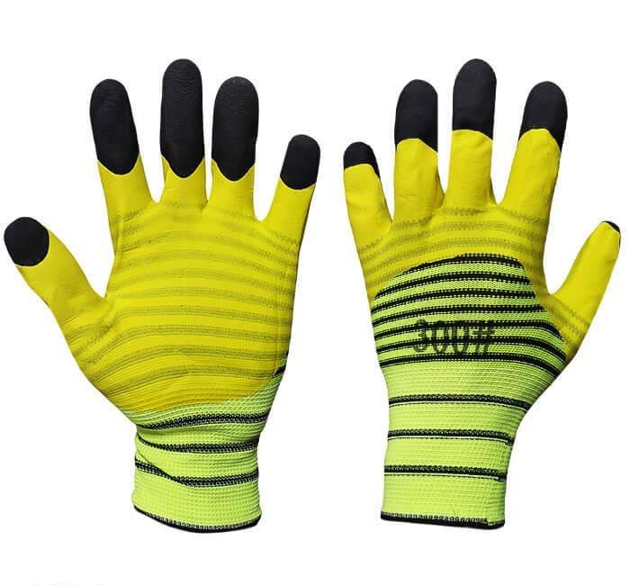 Перчатки рабочие с силиконовым покрытием 24 пары Желтый (3120) Перчатки рабочие с силиконовым покрытием 24 пары Желтый (3120)