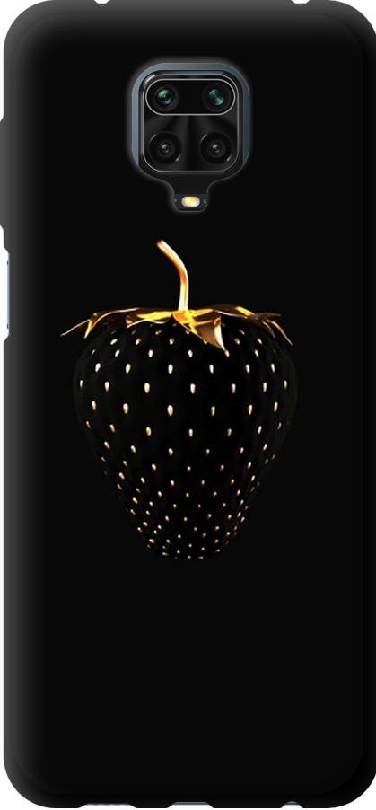 Чехол на Xiaomi Redmi Note 9 Pro Черная клубника (3585b-1911-42517)