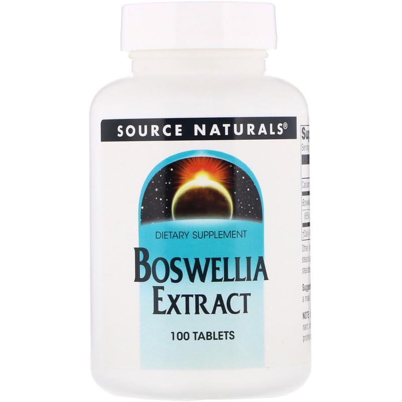 Экстракт босвеллии Source Naturals Boswellia Extract 100 Tabs