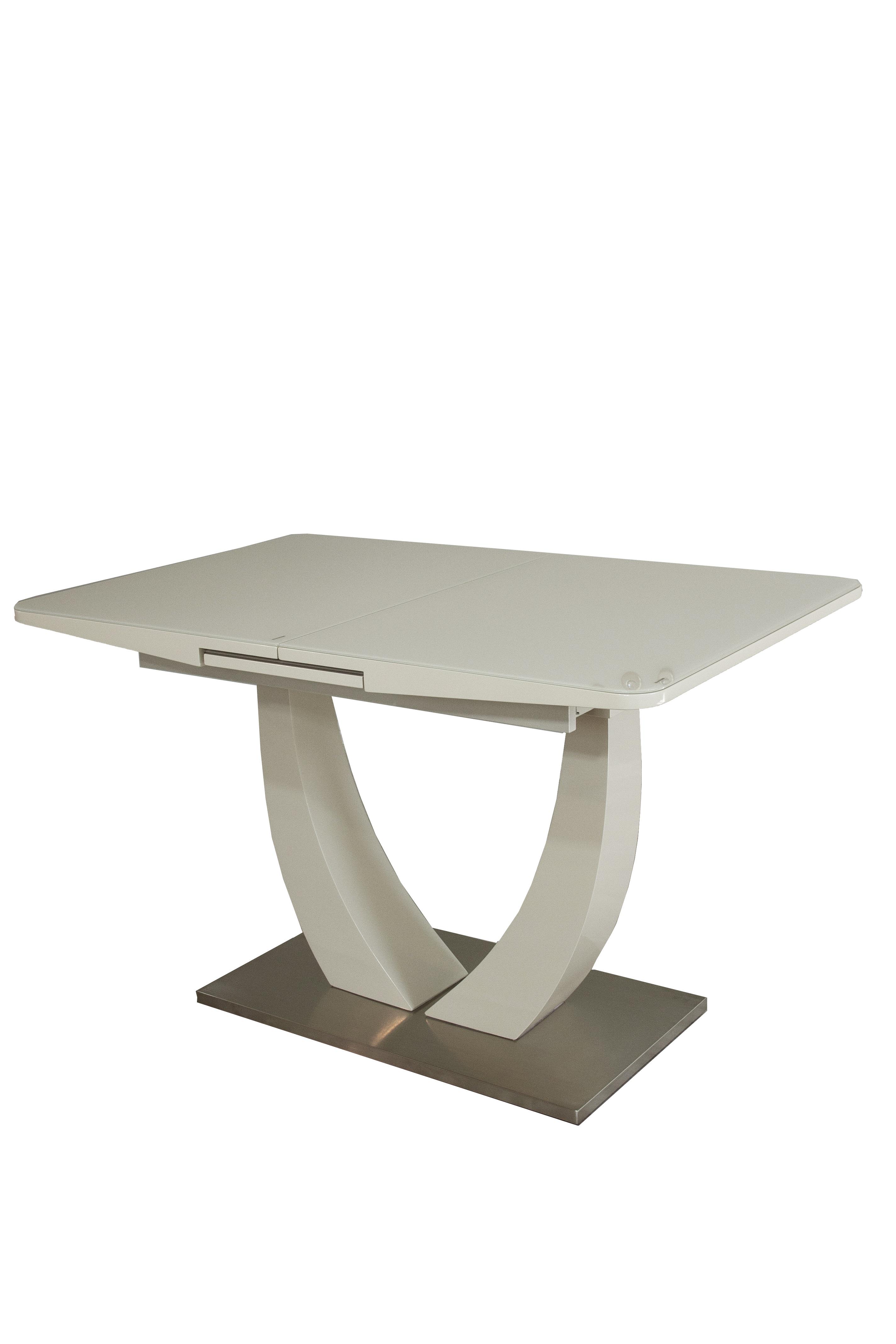 Обідній стіл скляний Євродім Concord T-904 1200/1500х800х760 мм Beige (24680699)
