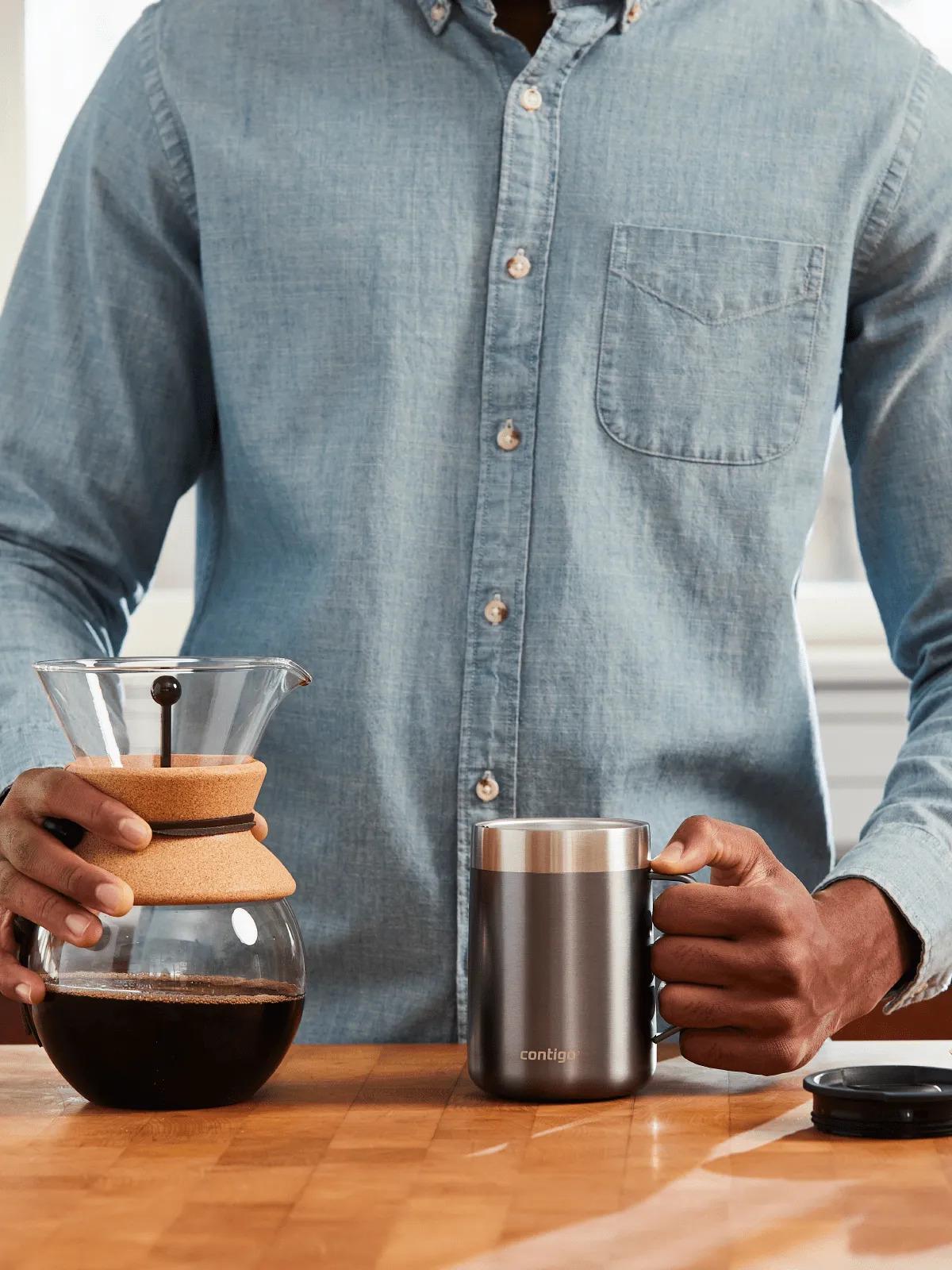 Термокружка Contigo Streeterville with Handle 420 мл Sake (2174673) - фото 8