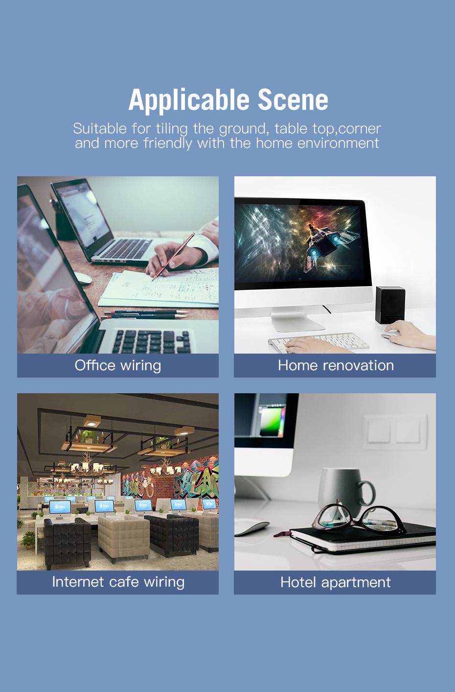 Подовжувач мережевий Vention 7 RJ45 RJ45 8 м Чорний (ICBBK) - фото 14 Подовжувач мережевий Vention 7 RJ45 RJ45 8 м Чорний (ICBBK) - фото 14