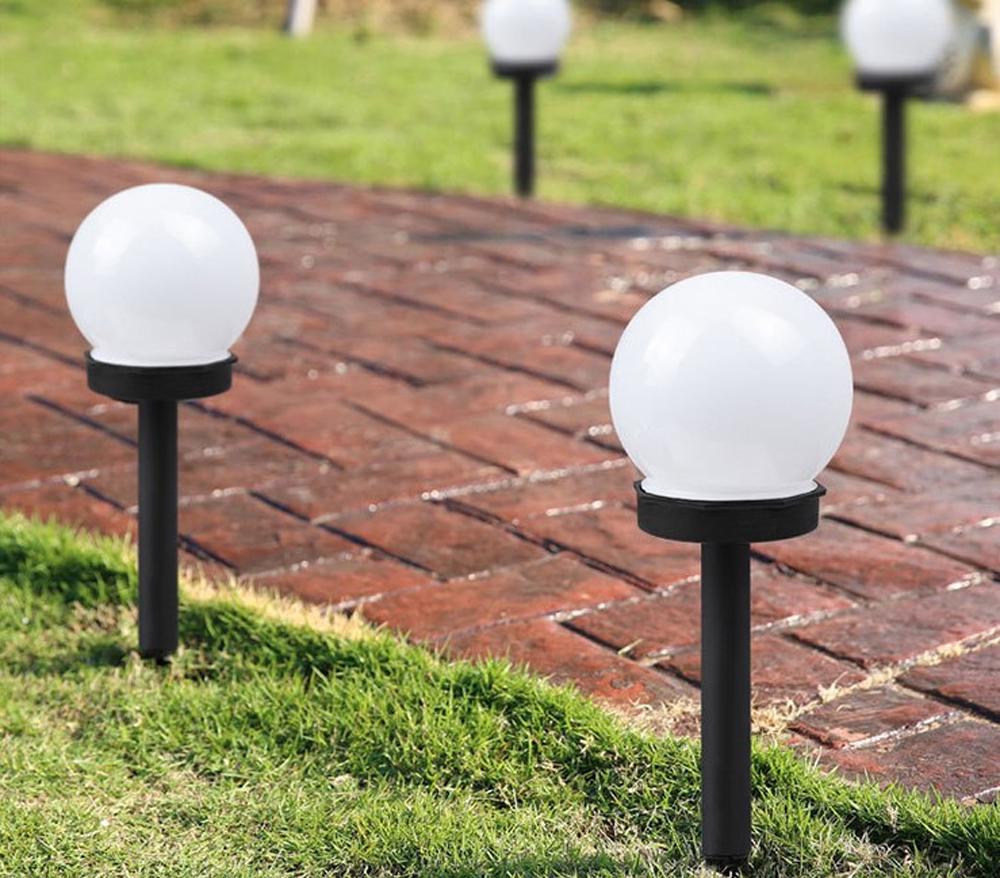 Садовий ліхтар на сонячній батареї 24 см Білий - фото 8