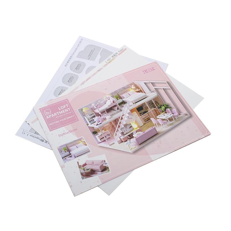 Ляльковий будинок конструктор DIY Cute Room L-027 Pink - фото 5 Ляльковий будинок конструктор DIY Cute Room L-027 Pink - фото 5