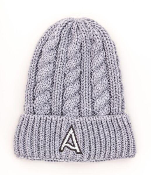 Шапка детская для девочек Ассоль D861 флис 50-54 см Серый