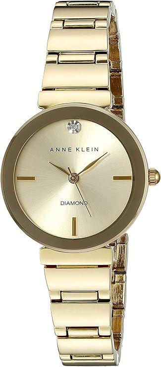 Годинник жіночий класичний Anne Klein AK/2434CHGB Золотистий (14187998)