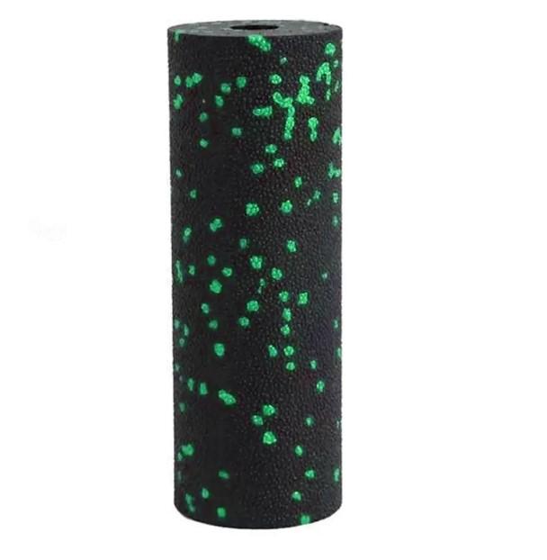 Массажный ролик гладкий PowerPlay PP-4346 Mini EPP Foam Roller 15,3x5,3 см Черный/Зеленый (60826) - фото 6