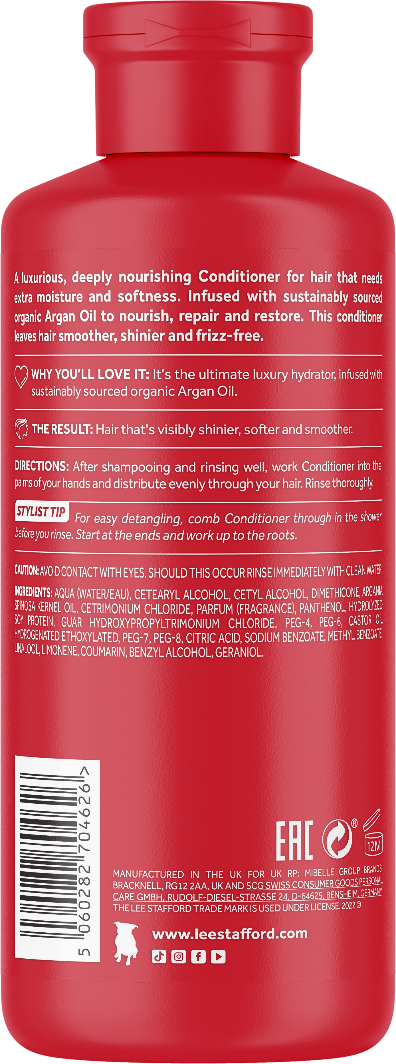 Живильний кондиціонер з аргановою олією Argan Oil from Morocco Nourishing Conditioner 250 мл (LS4626) - фото 2