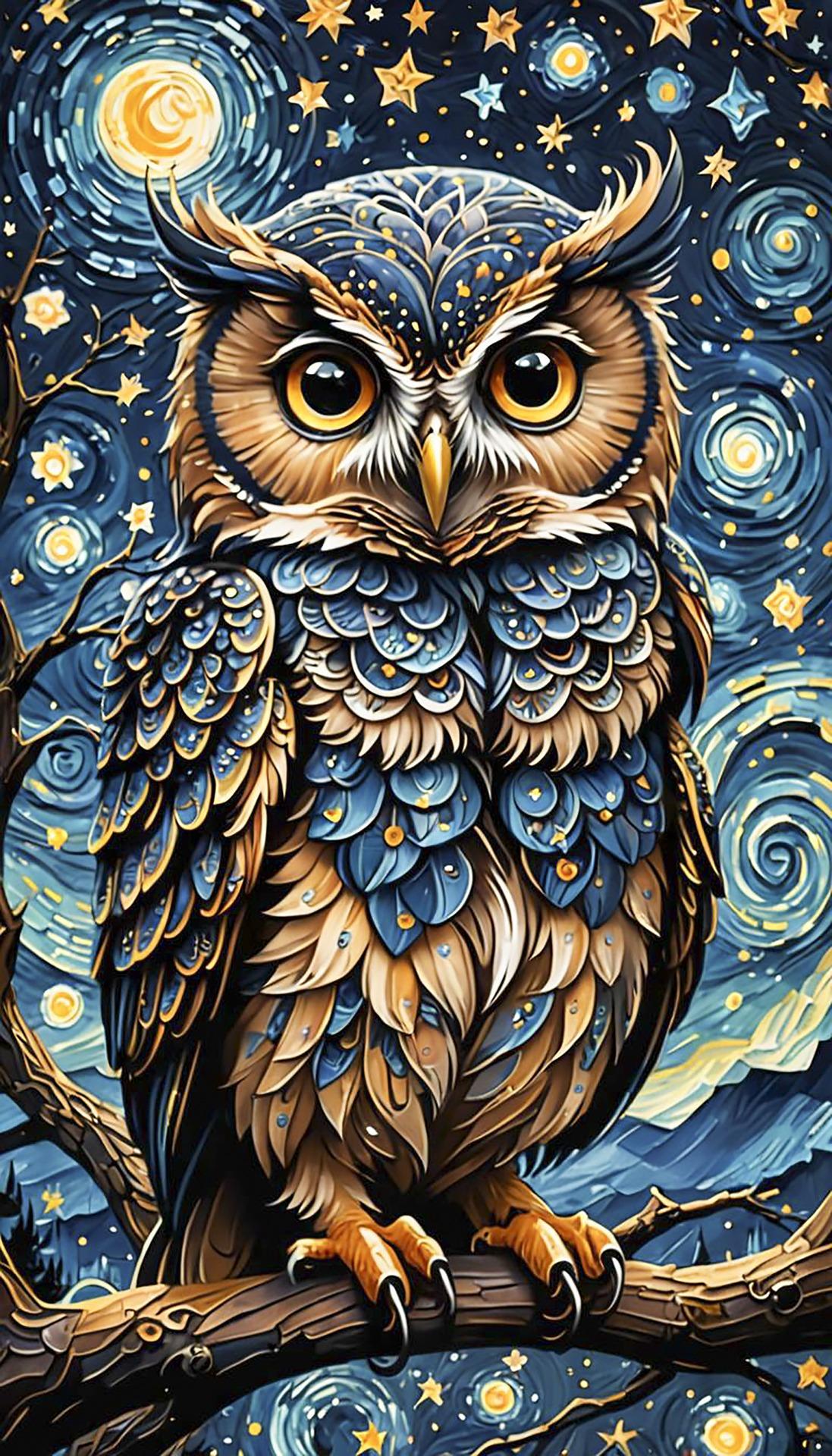 Пазл дерев'яний фігурний Чарівна сова А4 в картонній коробці 100 ел. (Dem80-KART-А4)