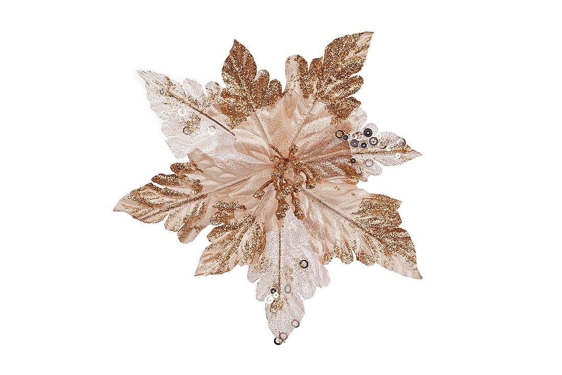 Квітка декоративна BonaDi Пуансетія 25 см (839-793)