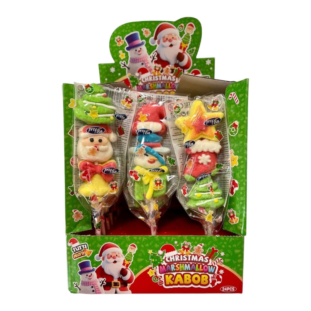 Маршмеллоу на палочке Новогодние фигурки 24 шт. 36 г (00000006725)