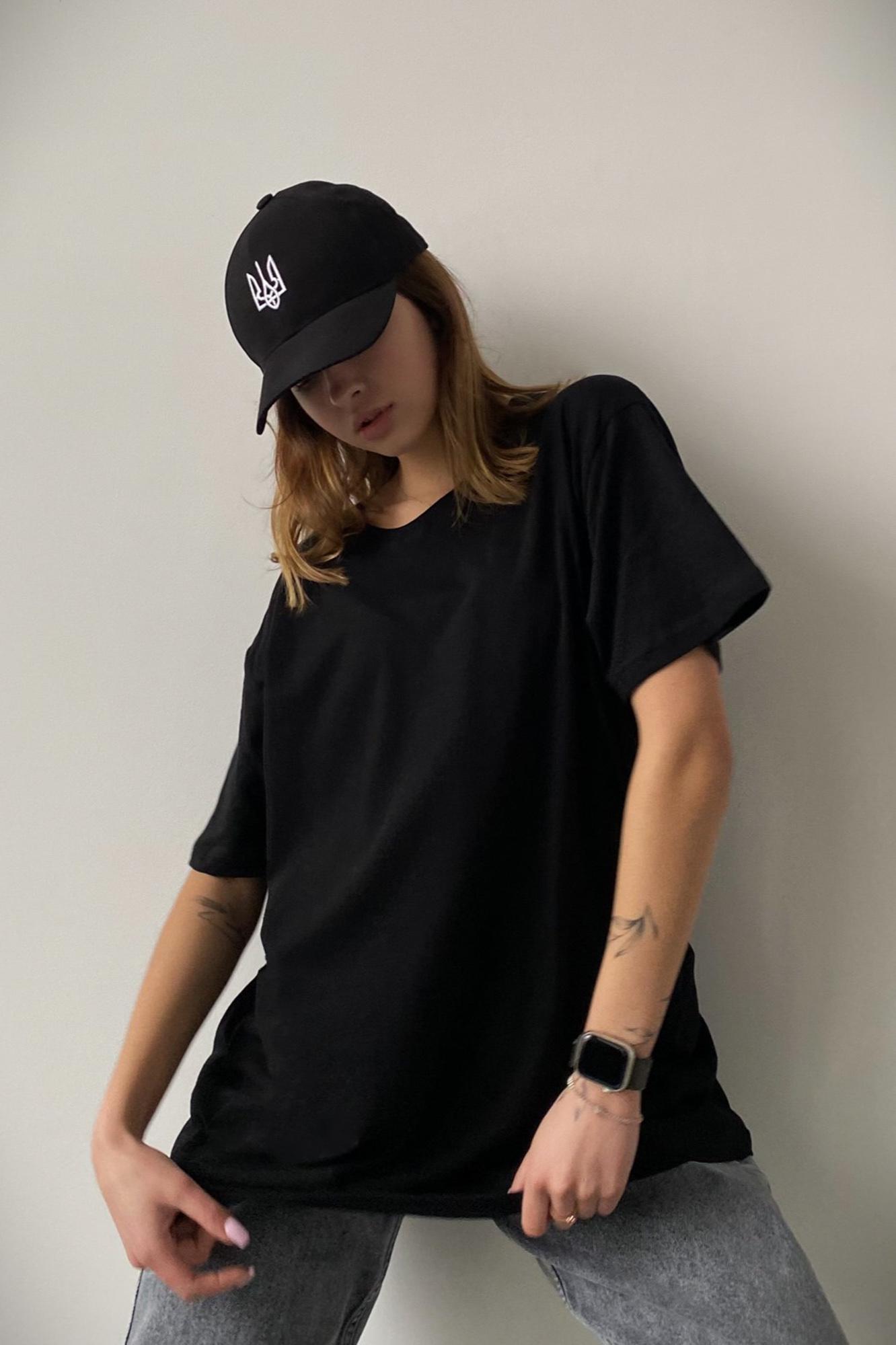 Футболка оверсайз Without Great 24 Woman S/M Black (S7000034)