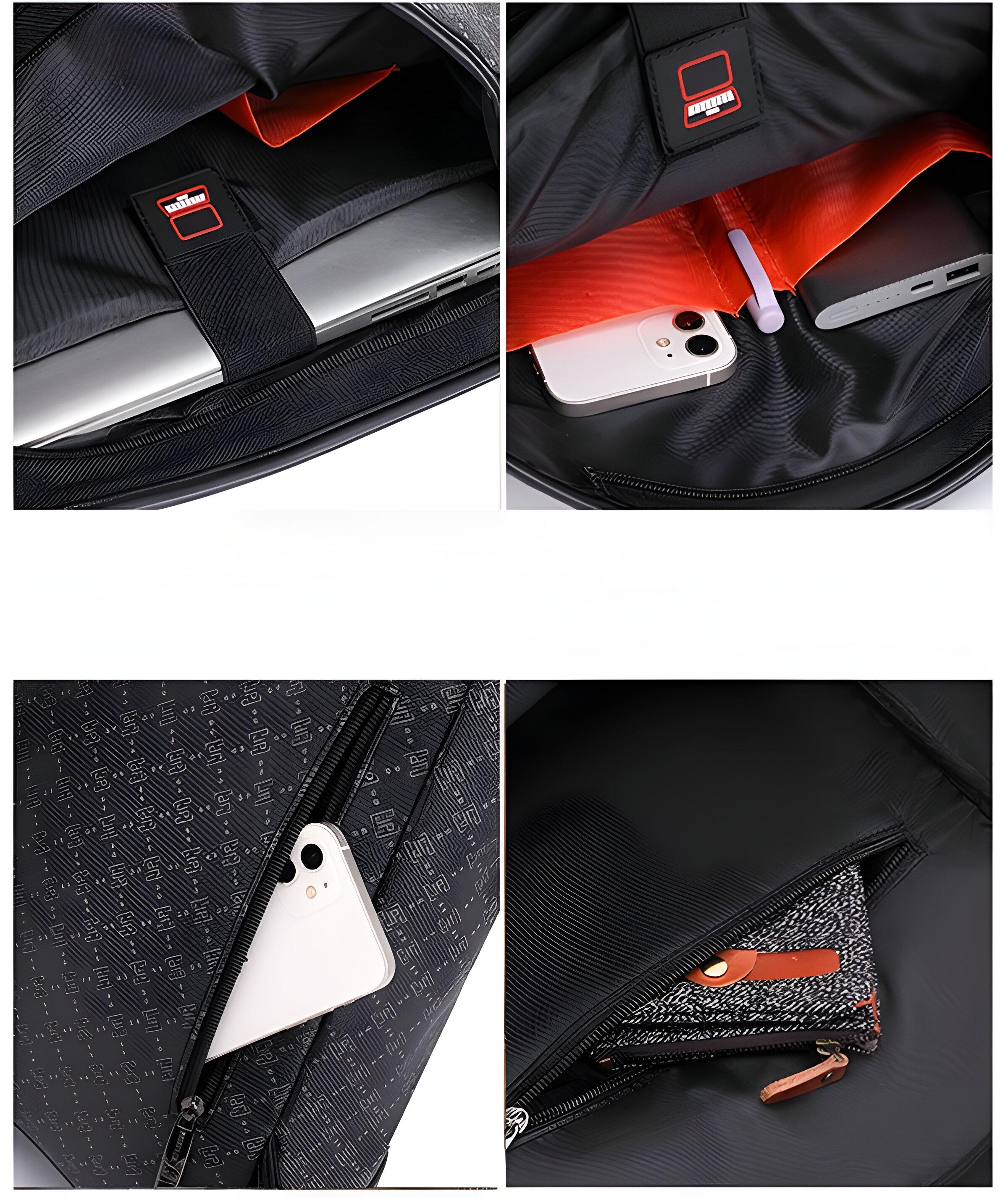 Рюкзак Justpack женский 29х43х13 см Черный (JP60) - фото 7 Рюкзак Justpack женский 29х43х13 см Черный (JP60) - фото 7