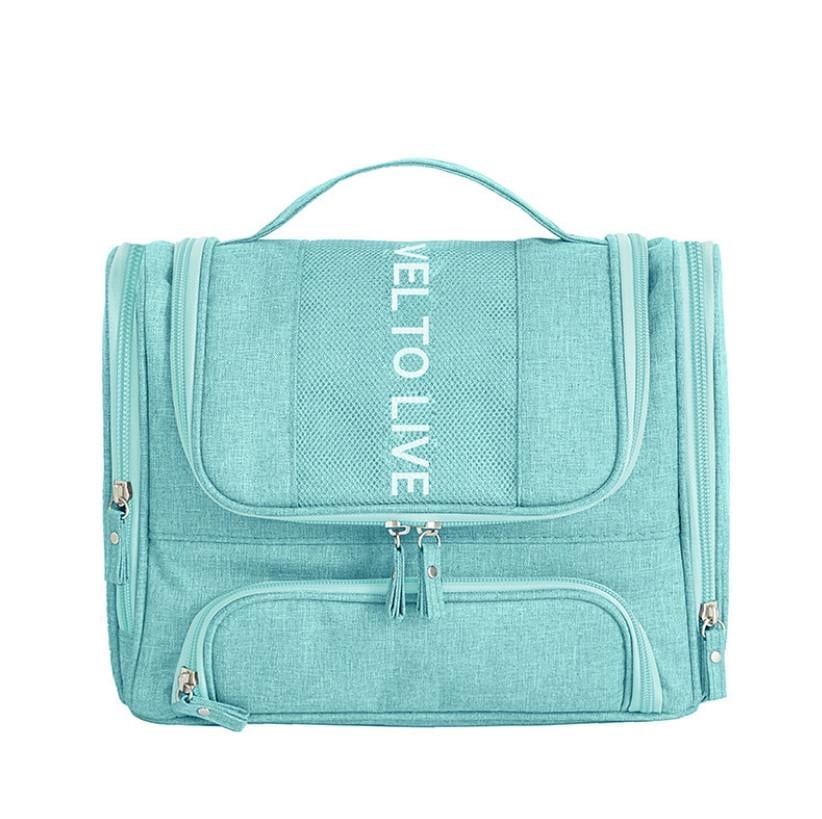 Органайзер для косметики та засобів гігієни підвісний Бірюзовий (ОД-114-5)