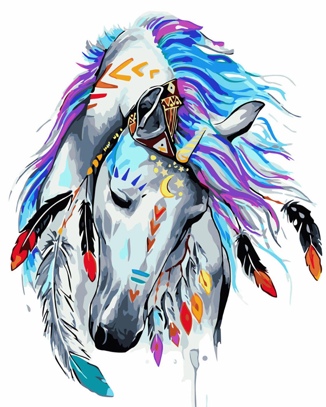 Картина по номерам Идейка Грейс Воин 40x50 см (КНО4002)