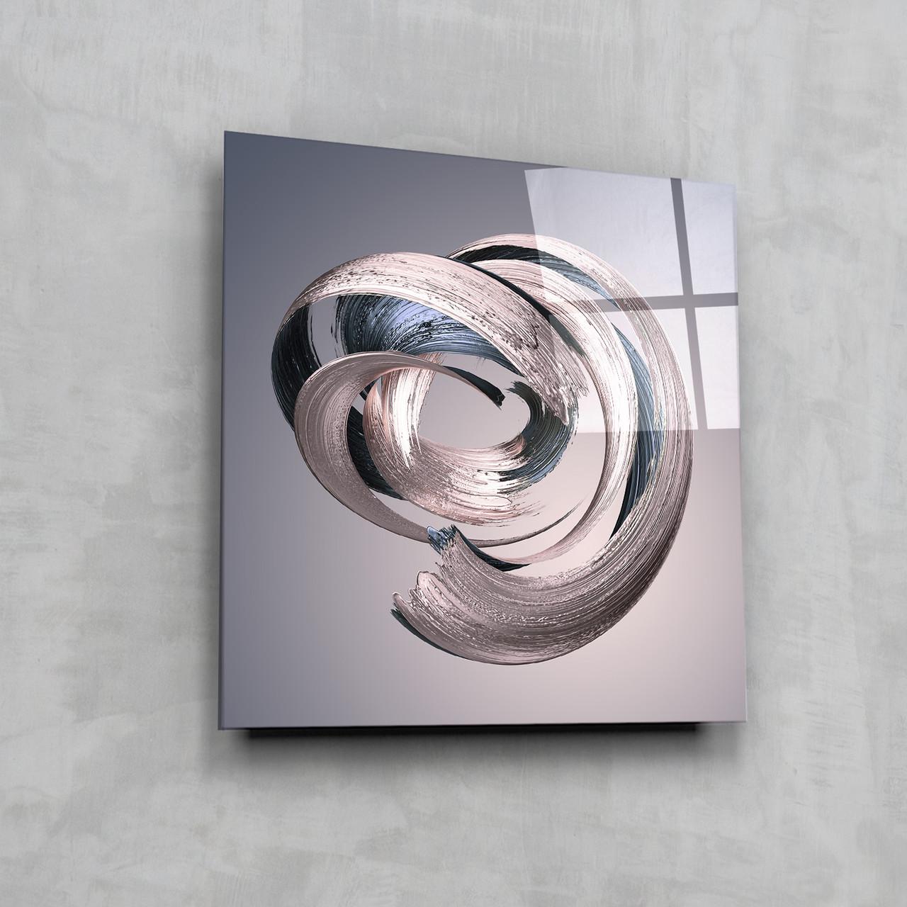 Картина на стекле NovellaPrint Танец металла 90х90 см (502.3)