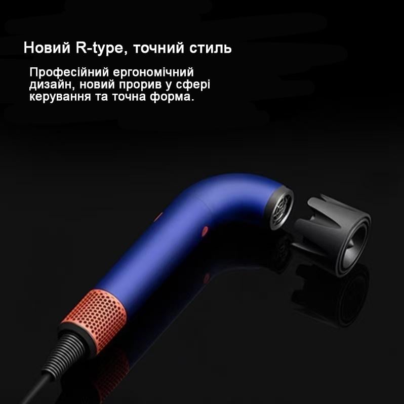 Фен-стайлер для волосся Supersonic HD18 R 1200 Вт з негативними іонами Фіолетовий (HD18RZ) - фото 10