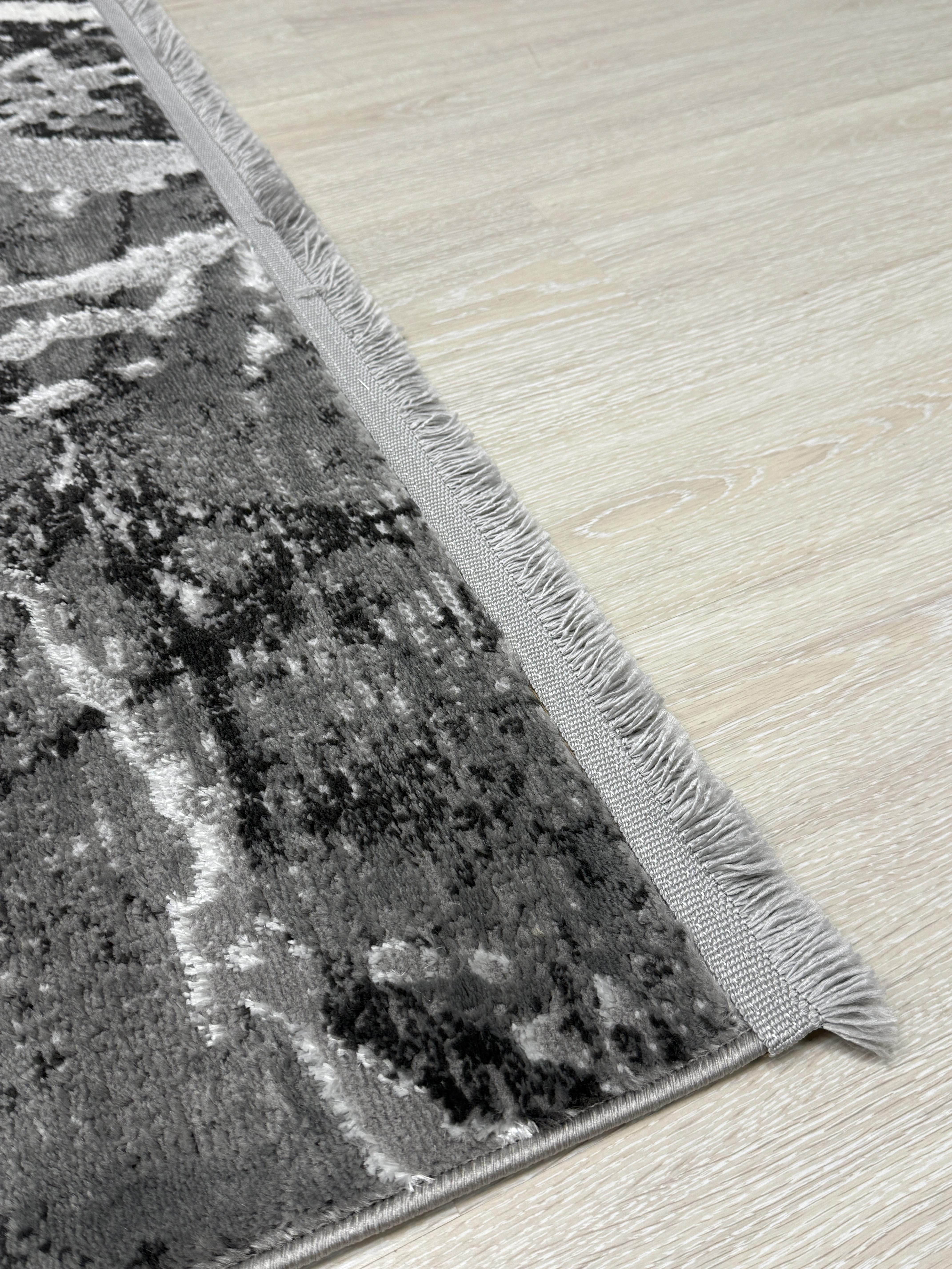 Ковер Mars с невысоким ворсом 200x300 см Антрацитовый (4640AA/KG9) - фото 11