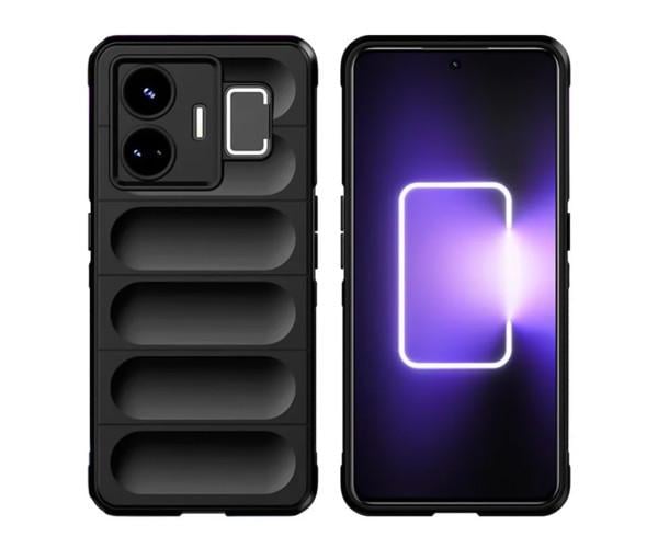 Чехол - накладка Ricco Phantom Shield для Realme GT3 / GT Neo 5 с защитой при падении Черный