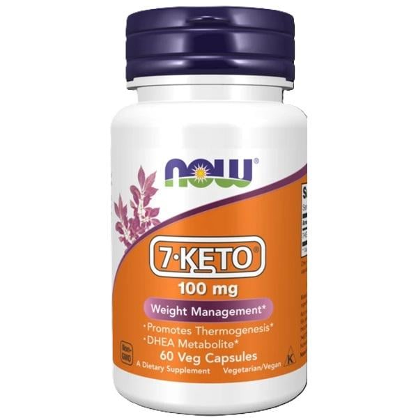 ДГЭА NOW Foods 7-Keto Weight Management 100 mg 60 Veg Caps NF3013