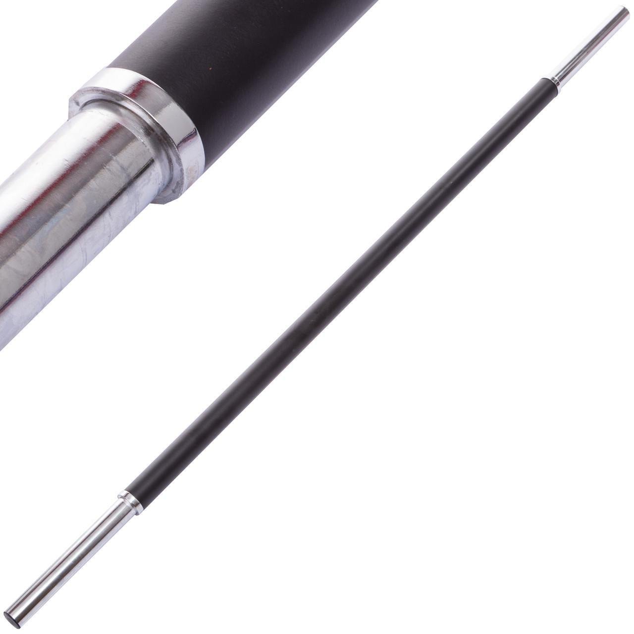 Гриф для штанги Zelart TA-0925 фитнес памп стальной обрезиненный прямой 1,3 м ø28 мм (2532853888)