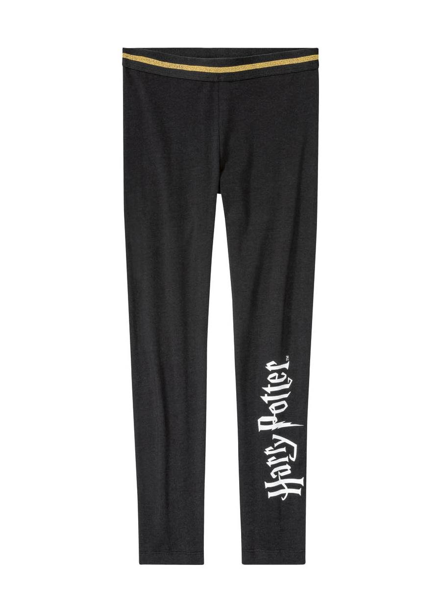 Лосини трикотажні для дівчинки Disney Harry Potter 415656 з принтом 134-140 см 8-10 років Чорний (75496)