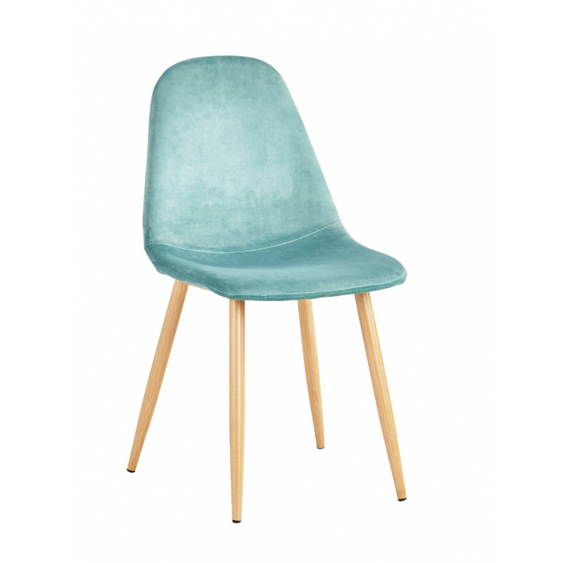 Стул Лучия 45x52x85 см вельвет Бирюзовый (00913)