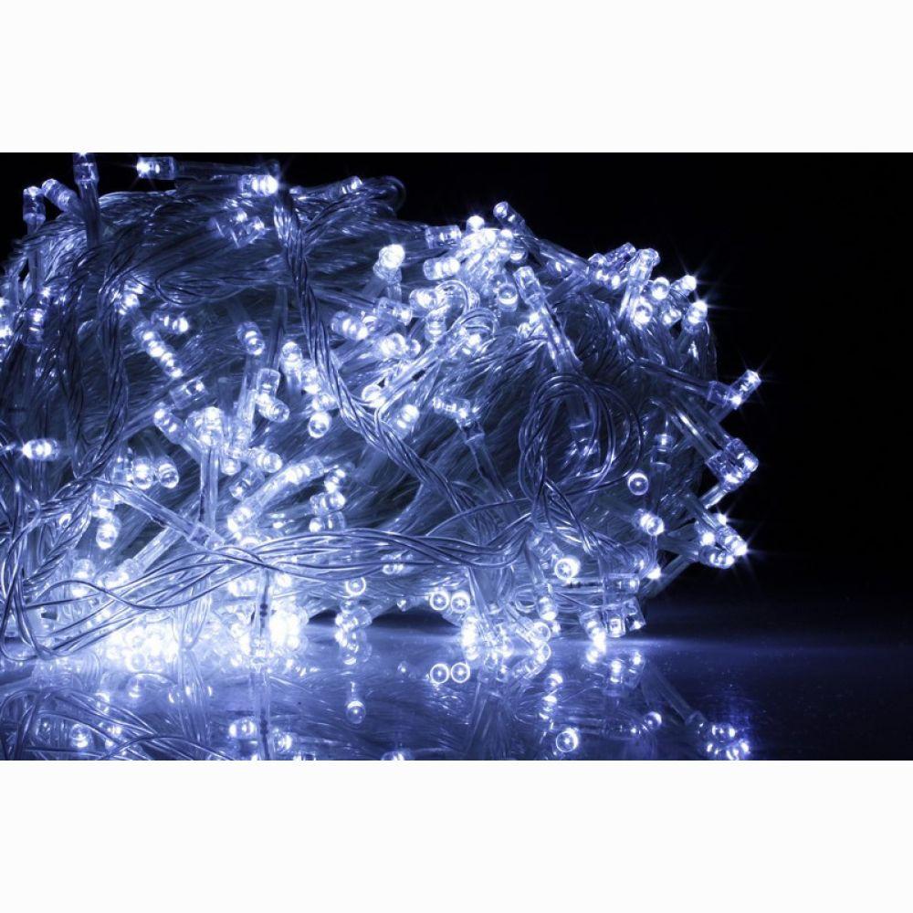 Гирлянда Oscar UBE-02 нить светодиодная прозрачный шнур 100 LED 5 м растяжка Холодный белый