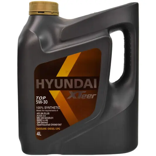 Моторное масло Hyundai XTeer TOP 5W-30 4 л (1041118)
