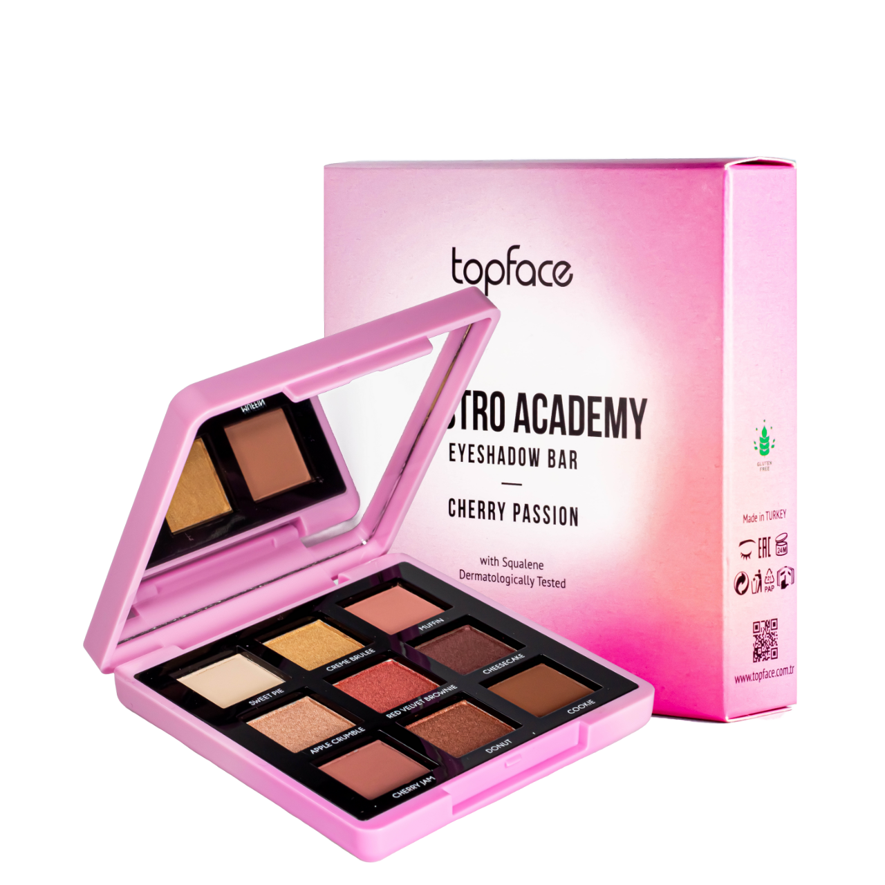 Палетка теней для век TopFace Maestro Academy Eyeshadow Bar 9 оттенков № 003 (23939080)