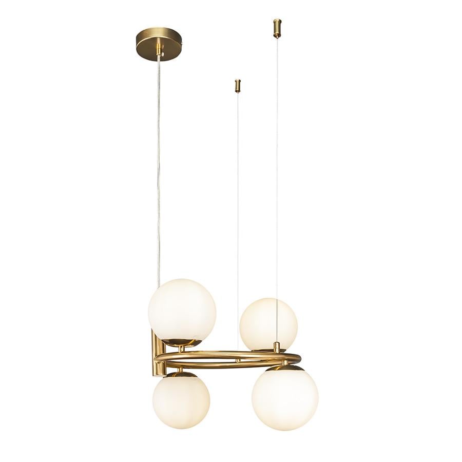 Люстра 7521011-4 BRZ+WH Бронзовый/Белый (LVS5134) - фото 2 Люстра 7521011-4 BRZ+WH Бронзовый/Белый (LVS5134) - фото 2