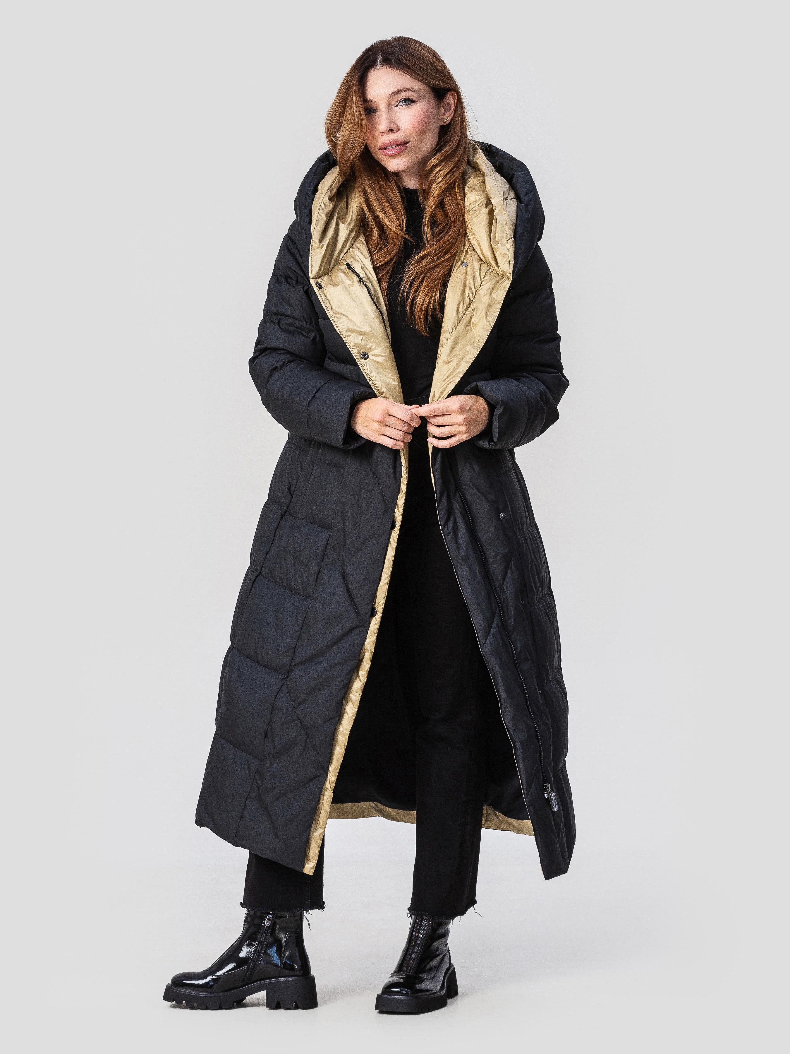 Куртка-пальто зимова ICEbear р. 52 Чорний (690340-52)