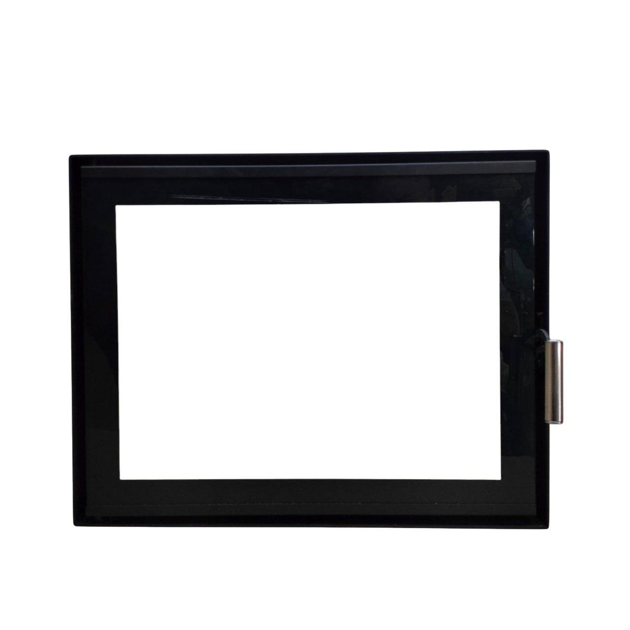 Дверца для камина одностворчатая Svit Kaminiv с жаростойким стеклом 520х400 мм Черный (25422716 )