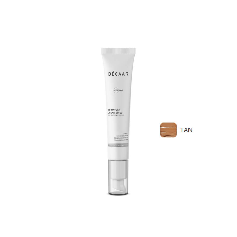 Крем кисневий з перфтордекаліном Decaar TAN BB Oxygen Cream SPF50 50 мл Крем кисневий з перфтордекаліном Decaar TAN BB Oxygen Cream SPF50 50 мл