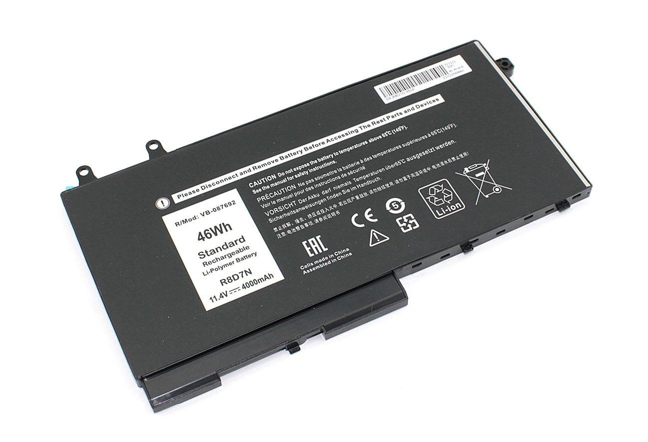Аккумулятор для ноутбука Dell R8D7N Latitude 5400 E5400 5410 E5410 11.4V Black 4000mAh OEM