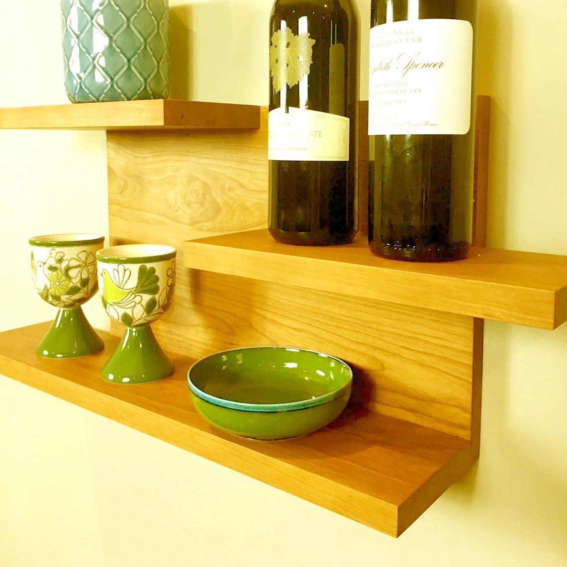 Полка для ванной из дерева Засен Карри (ВНП/007103)