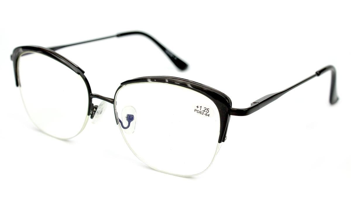 Окуляри для зору в металевій оправі Verse 320153S-C6 Blue Blocker -5,50 (4491335)