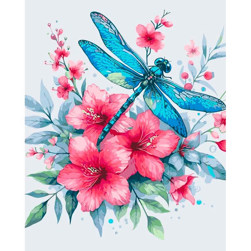 Картина по номерам ART CRAFT Бабка в цветах 40х50 см (11693-AC)