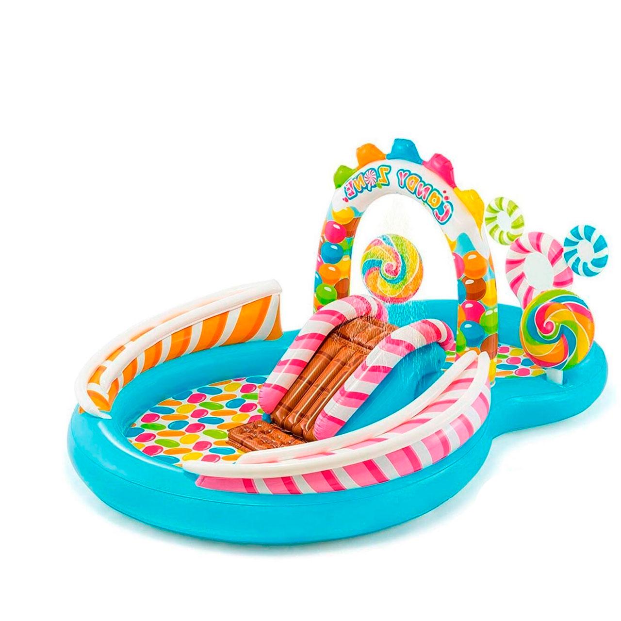 Басейн із гіркою Intex Карамель (15005235)