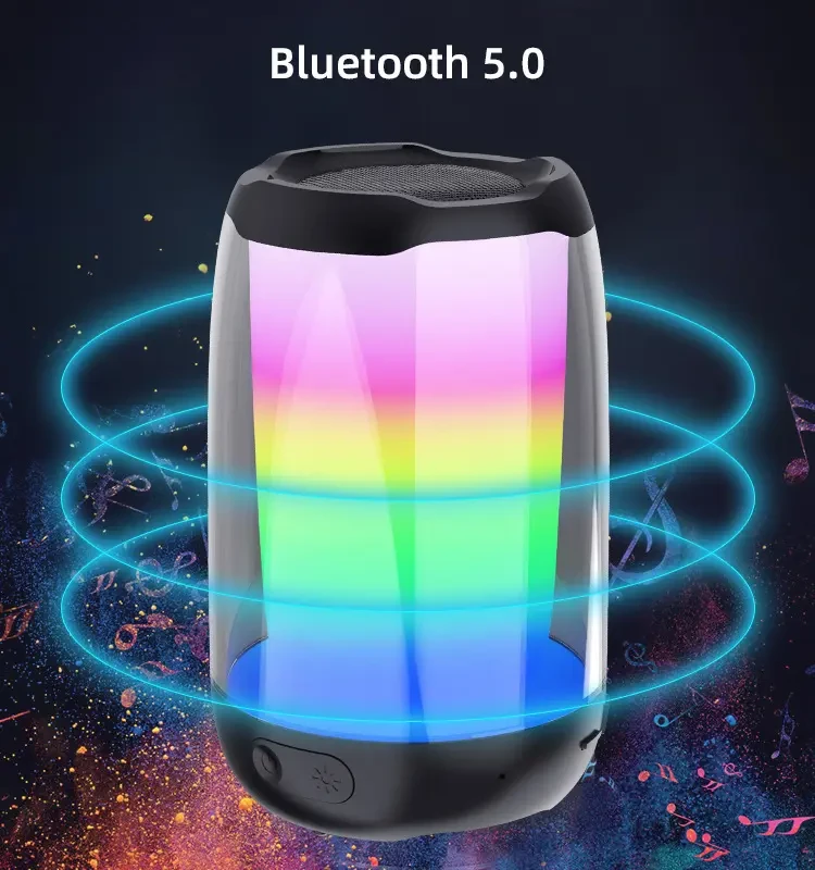 Колонка портативная Bluetooth Pulse 4 мини 5 Вт Черный (8893AB) - фото 3