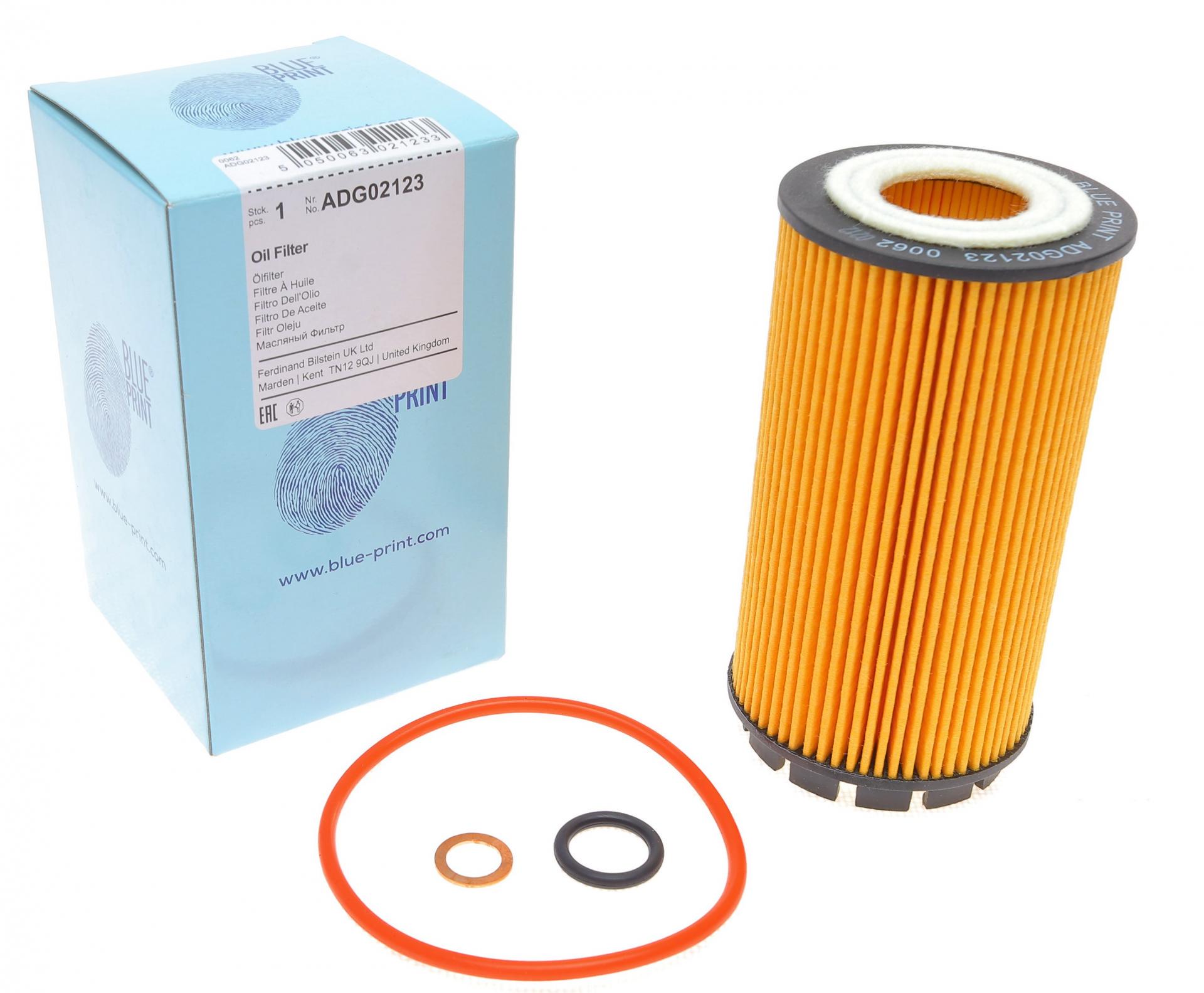 Фильтр масляный BLUE PRINT для Hyundai Tucson/Kia Sportage 2,0 CRDi 04- (ADG02123)
