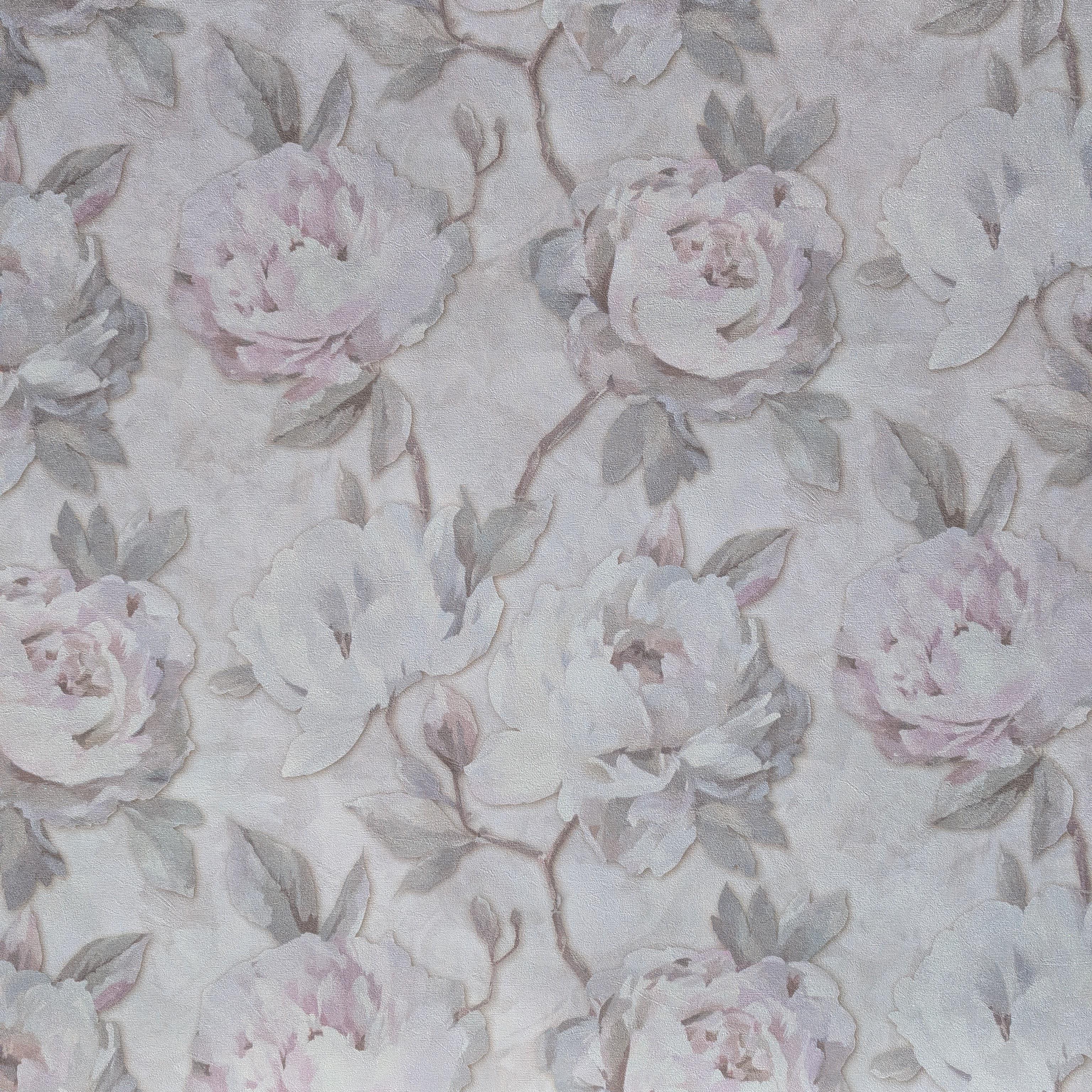 Обои виниловые на флизелиновой основе AS Creation Flower Symphonie 79070-1 Пионы 1 м Сиреневый (79070-1)