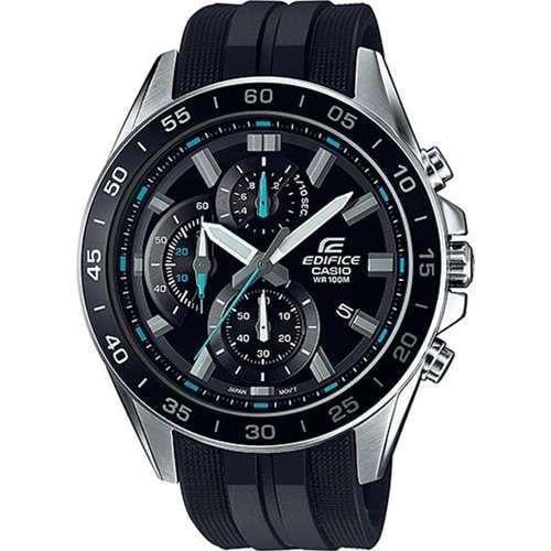 Часы наручные кварцевые Casio Edifice EFV-550P-1AVUEF водонепроницаемый с полимерным ремешком (1355311157)