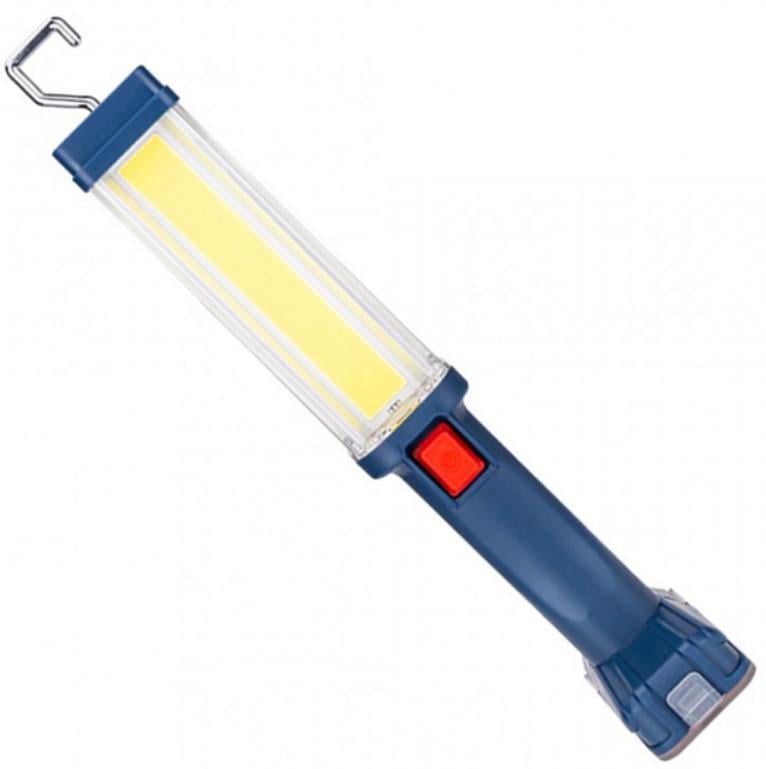 Фонарь-лампа аккумуляторный WORKLIGHT ZJ-8899 фонарик с магнитом и поворотным крюком (1756375606)