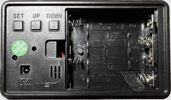 Часы настольные цифровые VST-862 с датчиком температуры зеленый LED-дисплей дата/будильник - фото 5 Часы настольные цифровые VST-862 с датчиком температуры зеленый LED-дисплей дата/будильник - фото 5