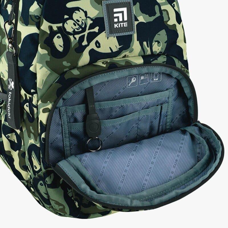 Школьный рюкзак подростковый KITE Education TK24-903L teens tokidoki 26 л Зеленый - фото 14