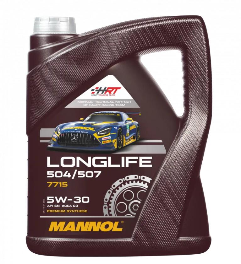 Моторное масло Mannol 7715 Longlife 504/507 5w30 5 л SN C3