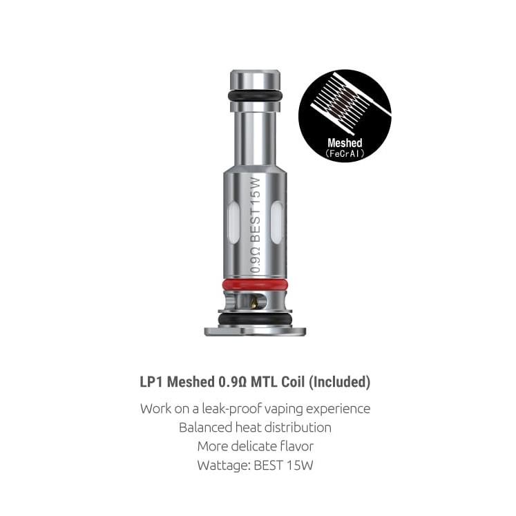Испаритель для электронного кальяна Smok LP1 Coil Mesh MTL 0.9 Ом - фото 2 Испаритель для электронного кальяна Smok LP1 Coil Mesh MTL 0.9 Ом - фото 2